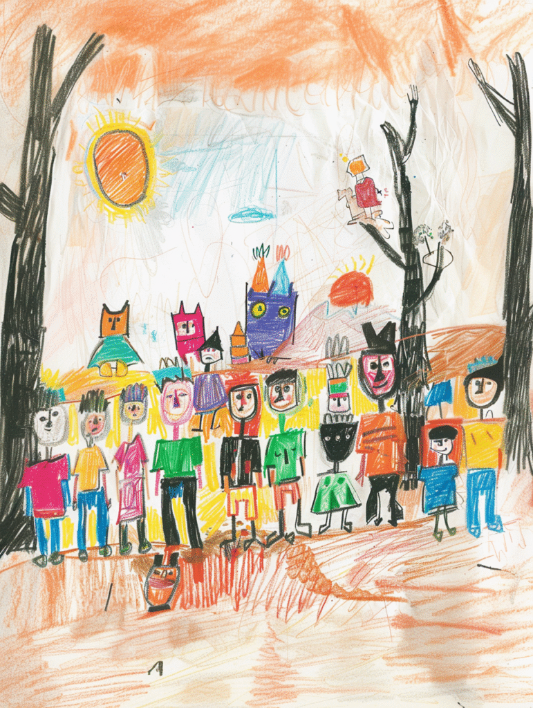 children's drawings ages 6 - 7