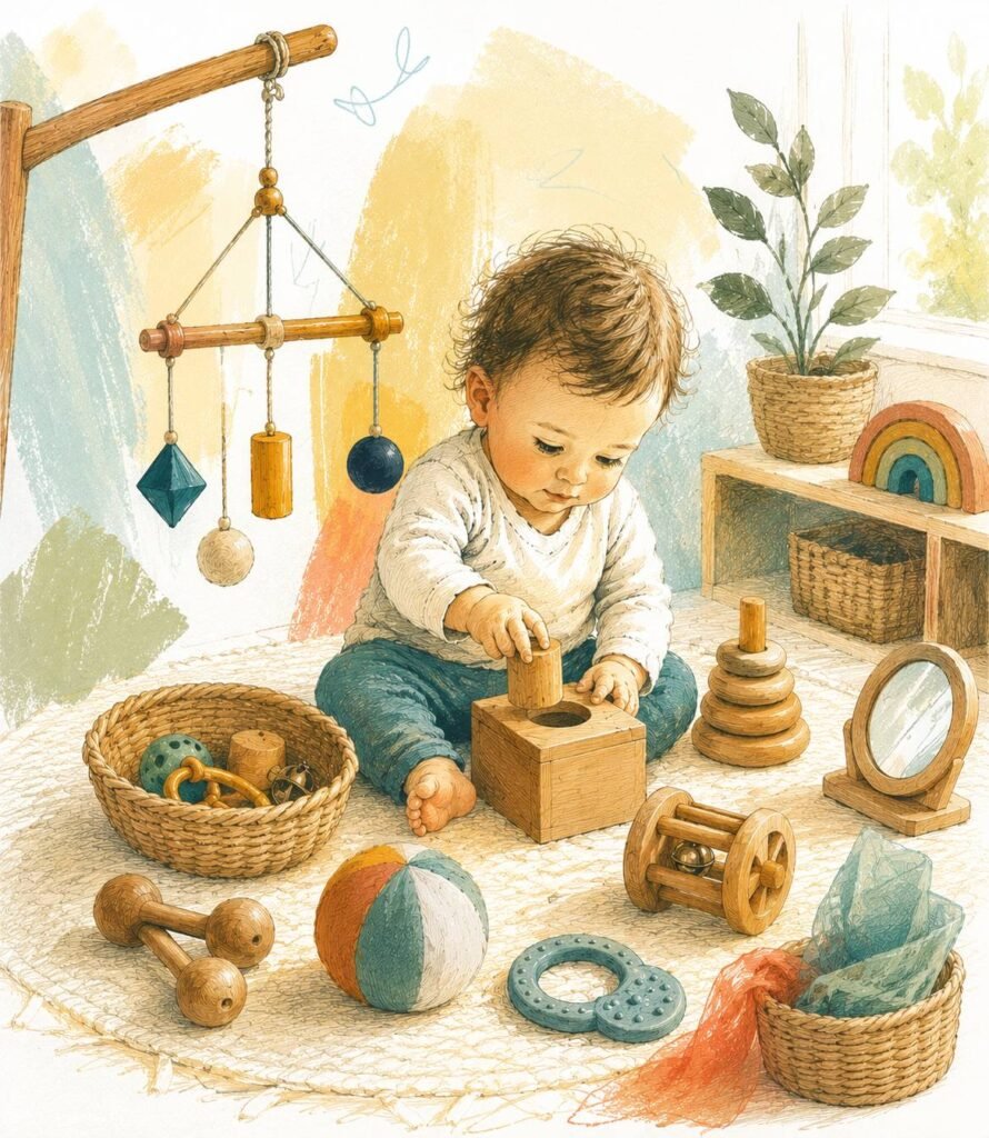 Montessori toys for babies