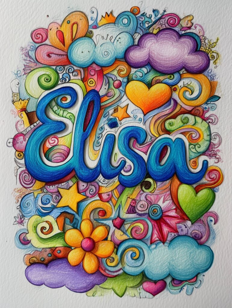 Art Therapy for Kids Ideas Draw Your Name