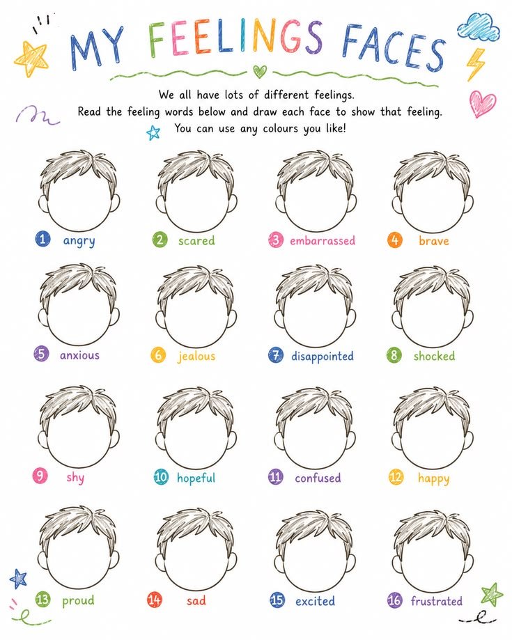 emotional regulation worksheets for kids 