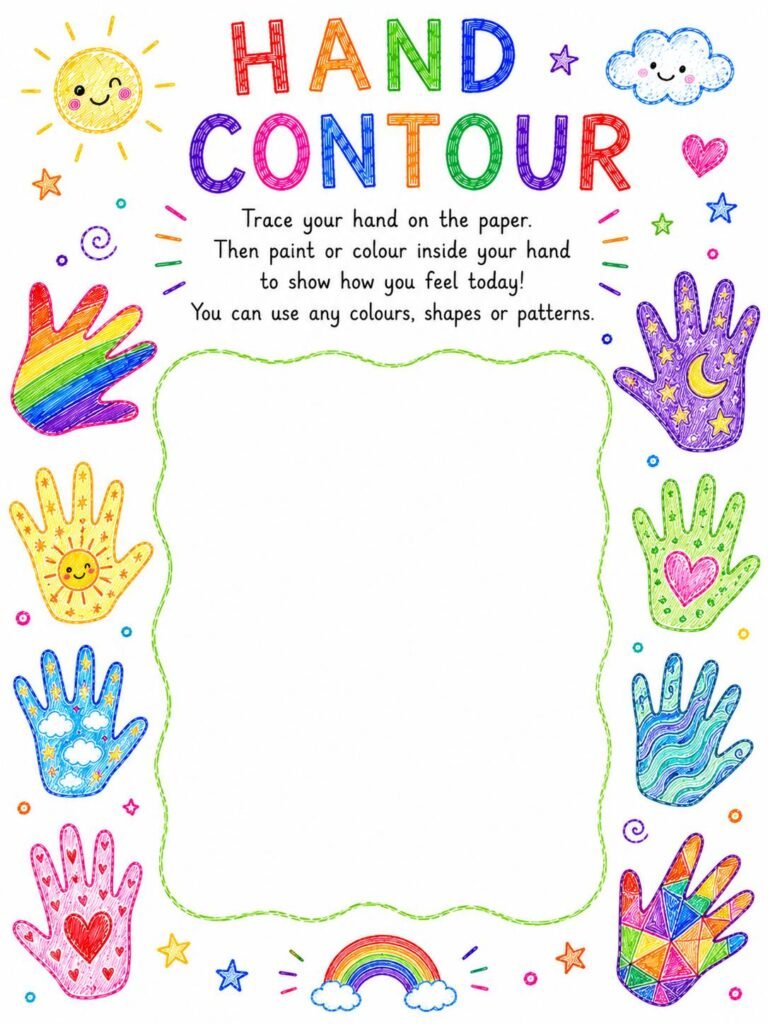art therapy worksheets for kids