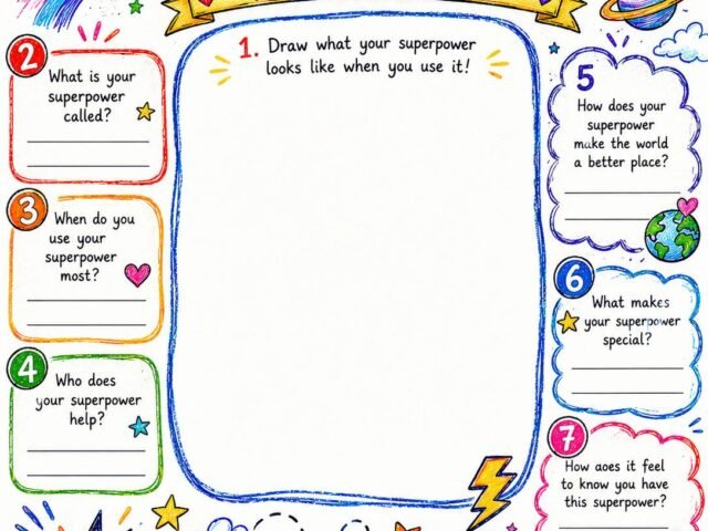 Free Self-Esteem Activities for Kids: Help Your Child Discover the Superpower They Already Have