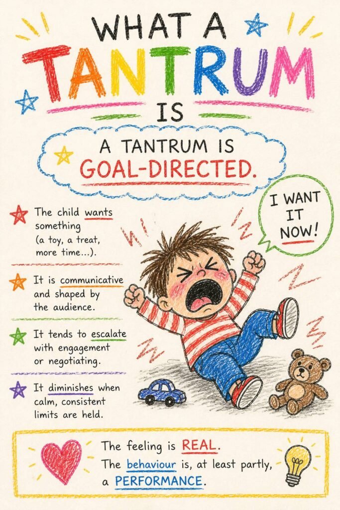 toddler tantrum vs meltdown