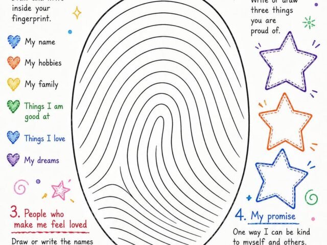 Free Individuality Worksheet for Kids: Help Your Child See That Being Themselves Is Enough