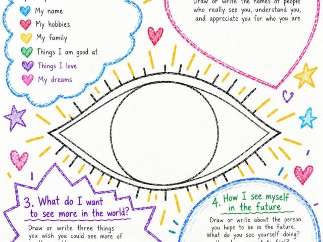 Free Who Am I Worksheet for Kids: Help Your Child See Themselves Clearly
