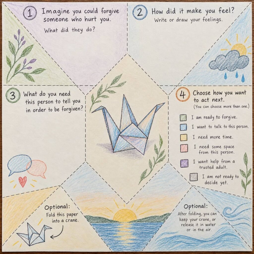 forgiveness worksheet for kids