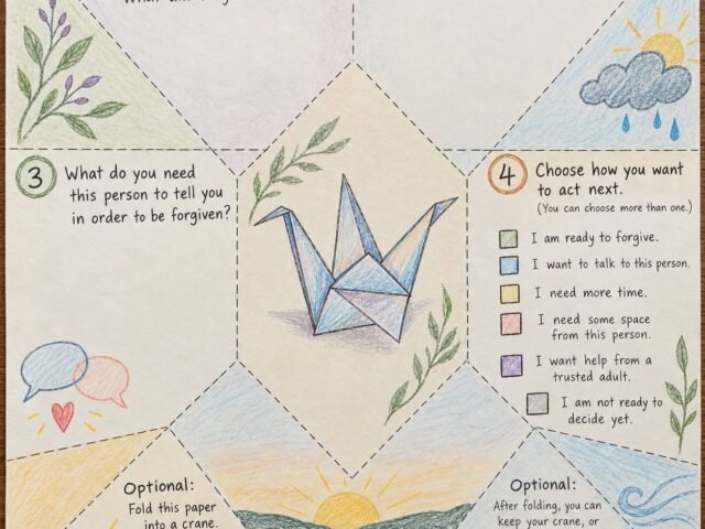 Free Forgiveness Worksheet for Kids: Help Your Child Move Through Hurt at Their Own Pace